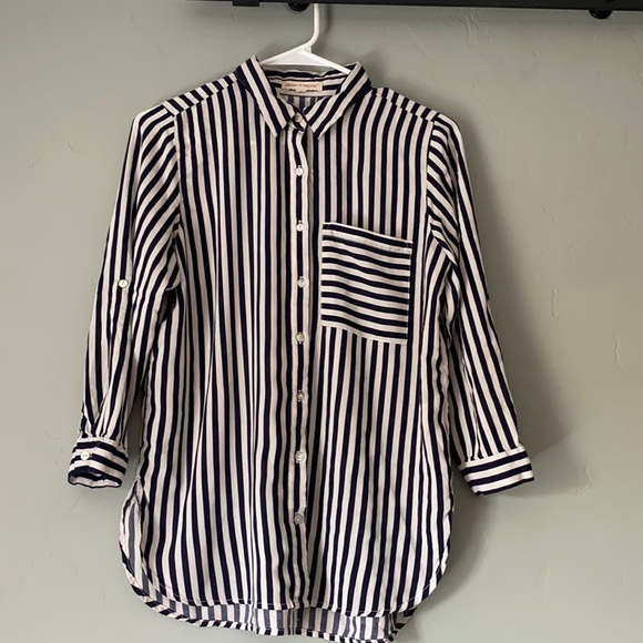 Grand & Greene Striped Button Down - Picture 1 of 5